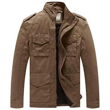 Men’s Casual Cotton Khaki Jacket