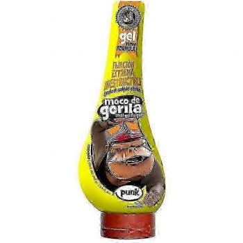 Moco de Gorila Gel Coiffant Indestructible, 340g Jaune Punk