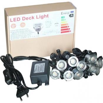 10 Uds. Bombillas LED para exteriores, luces subterráneas empotradas, IP67, focos de pared DC12V 6W