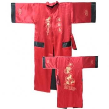 Reversibles Männerkleid mit Drachenmotiv