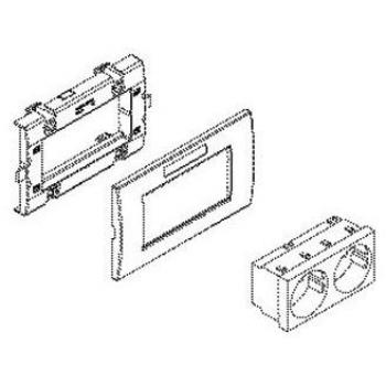 Prise Double Murale Kleinhuis BU65 RAL 9010