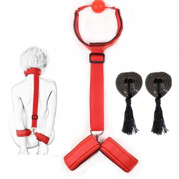 Kit di Feticcio Amytech Restraint Bondage Letto con Manette Caviglia