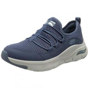 Skechers ARCH FIT LUCKY THOUGHTS Women's Athletic Shoes in Navy Mesh/Trim Nvy