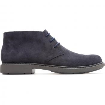 CAMPER Neuman Men’s Blue Suede Ankle Boot, EU 44 (Men)