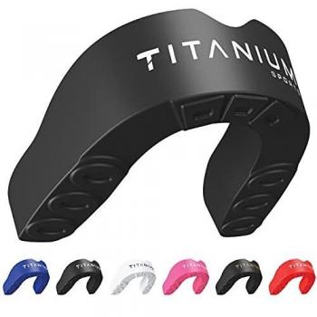 Titanium MaxShield Athletic Mouthguard – Lightweight Fit & Built‑In Case