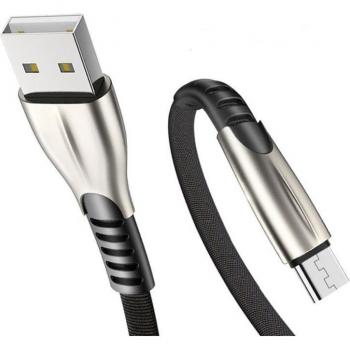 Câble de recharge Micro USB gris argent
