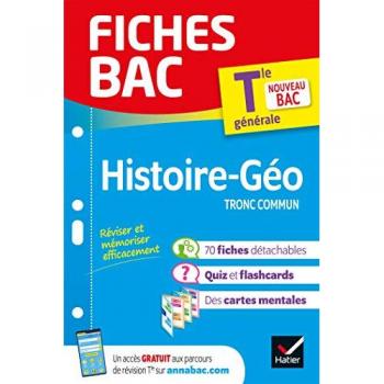 Fiches bac Histoire-Géographie Tle (tronc commun) (Fiches Bac, 2)