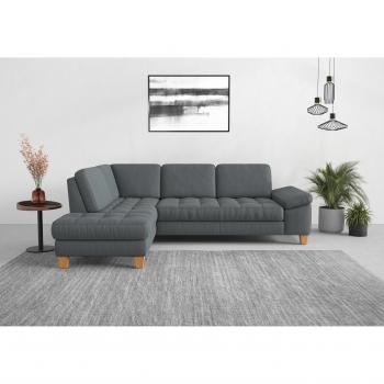 Ecksofa „Westham L-Form“ (SIT & MORE) – 261 cm / 88 cm / 179 cm, Ottomane, optional Bett, Stauraum