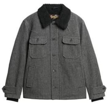 Superdry Merchant Herringbone Wool Work Garment