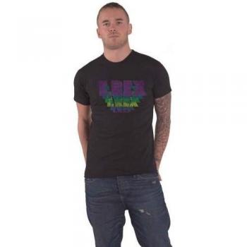 T-Shirt in Cotone Unisex con Logo T-Rex Sovrapposto