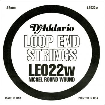 Corde banjo à boucle filée nickel D'Addario LE022W