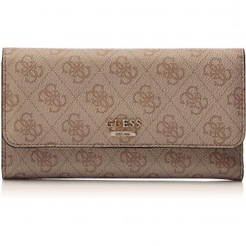 Guess Damen Downtown Cool Slg Pckt Trfld Münzbörse, Grau (Hellgrau)