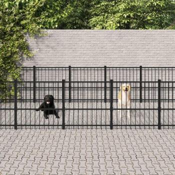 Vidaxl Stahl-Hundezwinger 25,4 m²