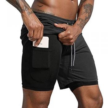 SpeedRunner 2‑in‑1 Gym & Workout Shorts