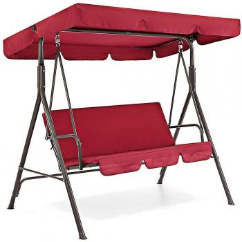 Housse Imperméable pour Balançoire de Jardin Rouge