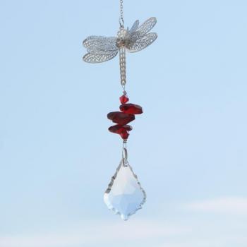 Lucky Dragonfly Window Prism