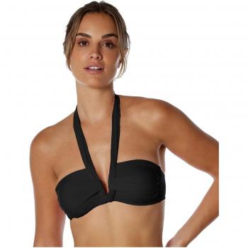 Top de bikini con cuello en V Red Point Sali