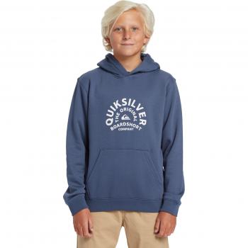 Quiksilver Felpa con Cappuccio Graphic Vintage Indigo