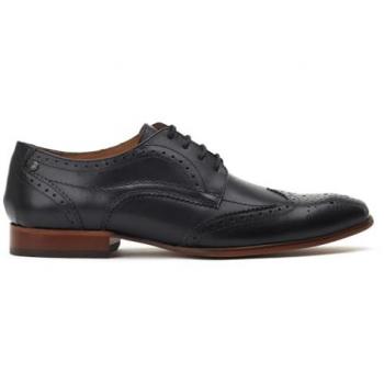 Base Men's Black Barbera Brogues