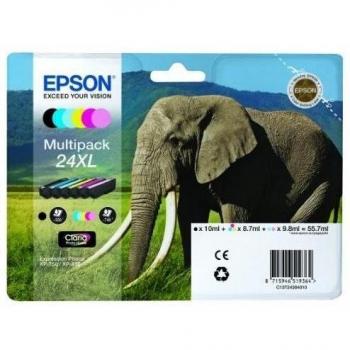 Cartucho Multipack Epson 24XL 55.7ml 6 colores