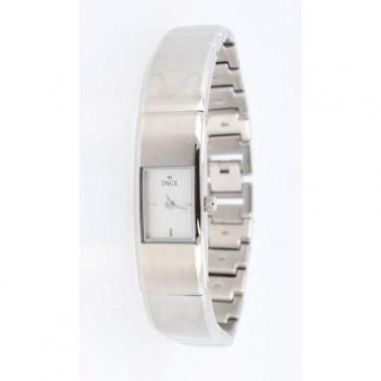 Slimmad Klocka med Armband i Silver