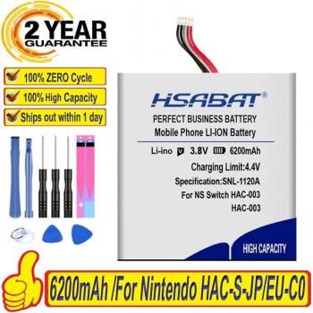 HSABAT 6200mAh HAC-003 Akku für Nintendo Switch HAC-001