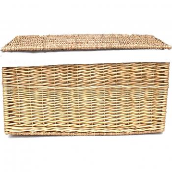 Topfurnishing Shabby Chic Wicker Storage Chest