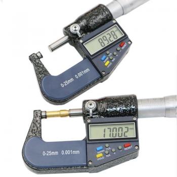 FTBTOC Metric/Inch Micrometer 0-25mm