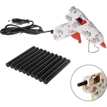 10pcs 11mm High Adhesive Black Melt Glue for Crafts