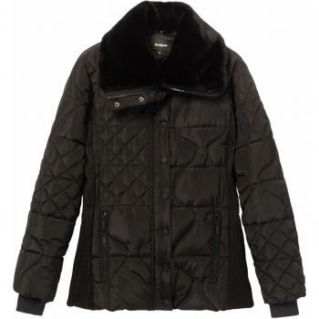 Desigual Chaqueta Negro Acolchada 19WWEWBP – Sombra Infinita