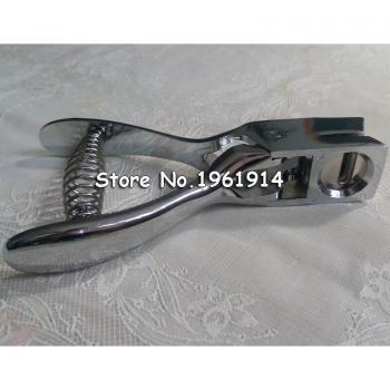 Affordable ID Badge Metal Handheld Slot Puncher Office Kit Silver