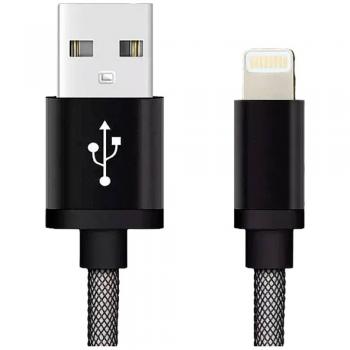 IPhone/iPad/Pod Lightning USB A Cable – 100cm, Black
