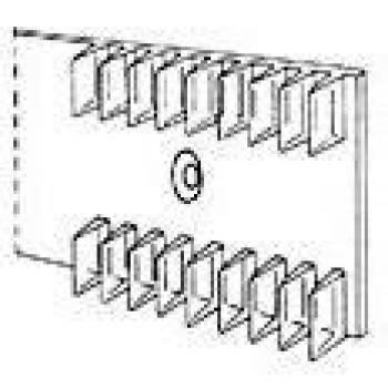 Bande crantée plate 50 mm 576 mm SOFADI