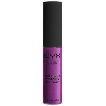 NYX PROFESSIONAL Make-Up Silky Matte Metallic Lip Cream – Seoul Violett