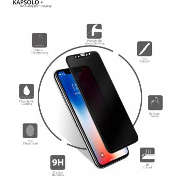 Protezione Schermo Privacy Kapsolo per iPhone XR