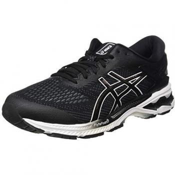 Asics Gel-Kayano 26, Chaussure de Course Homme, Noir Blanc, 49.5 EU