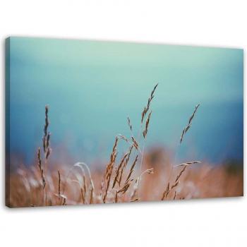 Tableau Toile Plantes Turquoise