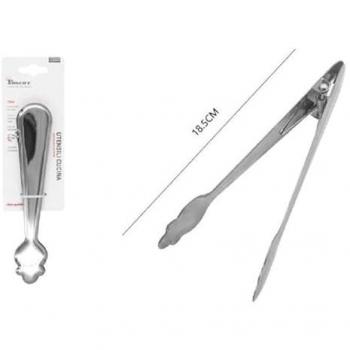 Pinza Da Cucina in Acciaio Inox 18.5cm con Clip
