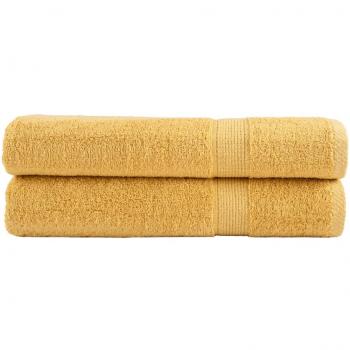 Serviettes de douche SOLUND 2 pcs – Matériau premium, 600 g/m²