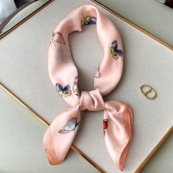 Skinny Silk Satin Hair Tie