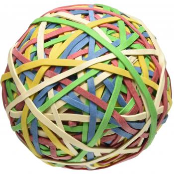 275 Count Rubber Band Ball, Assorted Colors