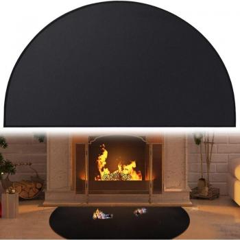 Tapis de Foyer Anti-Étincelles 122 × 76 cm