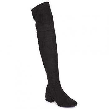 Botas altas Cafè Noir HA931 de Microfibra negra 36