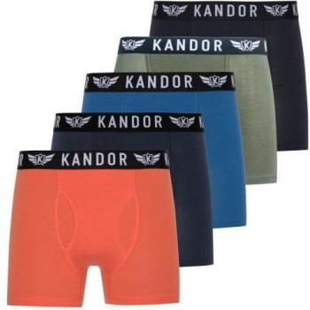 Shorts de bambú Kandor Bambers – Conjunto de 5, tamaño Mediano, tono amarillo