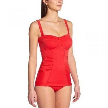 Bañador Scandale para mujer, talla 42, color rojo
