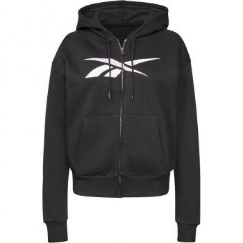 Reebok Vector Training Essentials Chaqueta Negra con Cremallera Completa