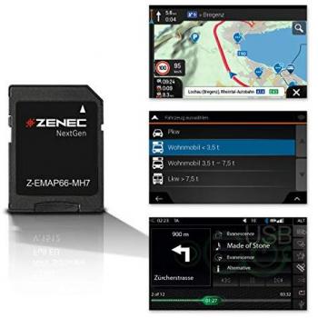 Z‑E3766 Zenec SD Kaart Software