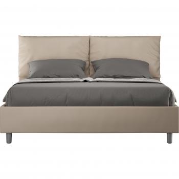 Cama Multifuncional Antea 160x190 Tapizado Gris Elevable