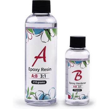 Pegamento de resina epoxi transparente 3:1 AB, alto rendimiento y endurecedor, para moldes de joyería, 100g/280g/400g/1000g