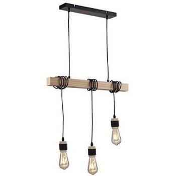 Suspension 3 lumières en bois